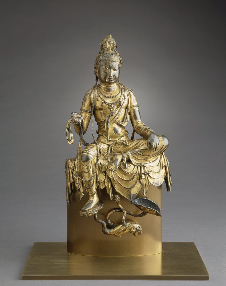 Sitzender Bodhisattva Avalokitesvara, 8. Jahrhundert von Tang Dynasty Chinese School