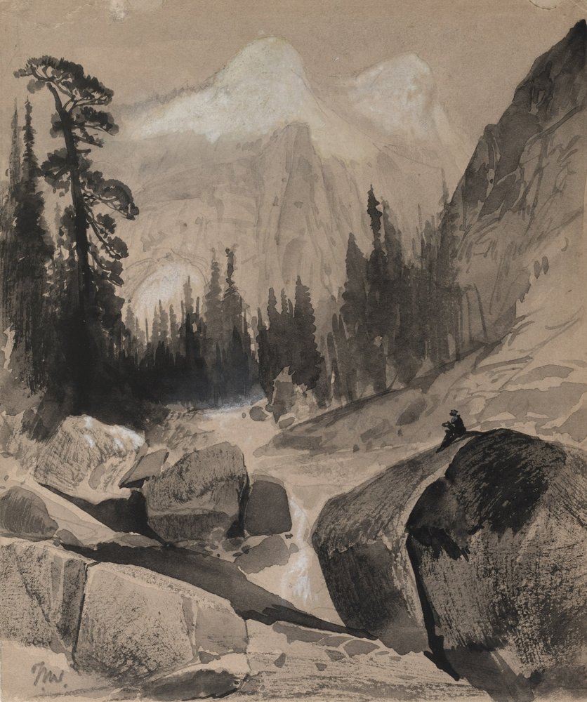 Der Norddom, Yosemite, Kalifornien von Thomas Moran
