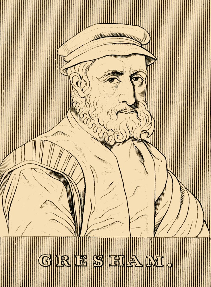 Gresham, um 1519-1579, 1830 von Unbekannt