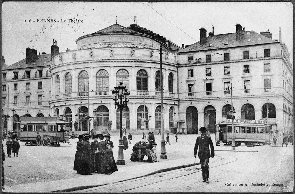 Rennes. Theater von Unbekannt