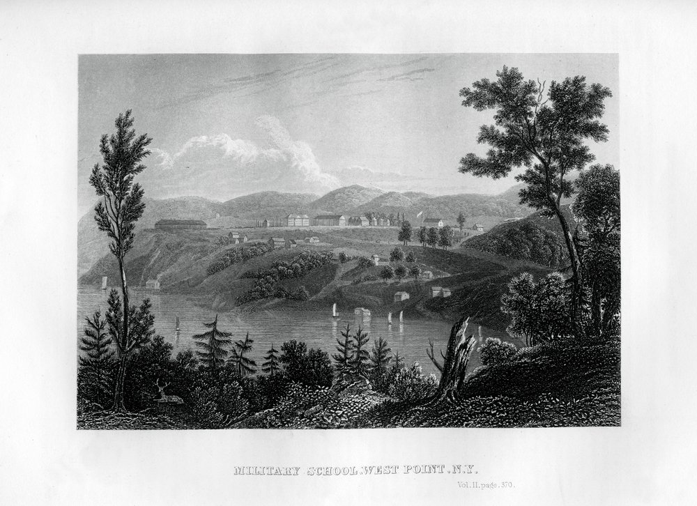 West Point Militärschule, New York, 1855 von Unbekannt