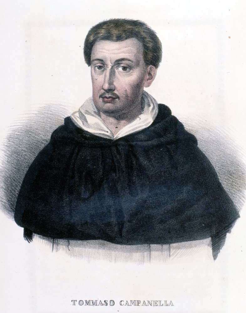 Porträt von Tommaso Campanella (1568-1639), italienischer Philosoph von Unknown artist