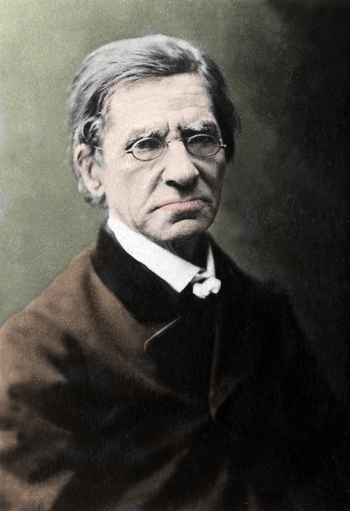 Porträt von Emile Littre (1801-1881), französischer Philologe, Arzt und Politiker. von Unknown photographer
