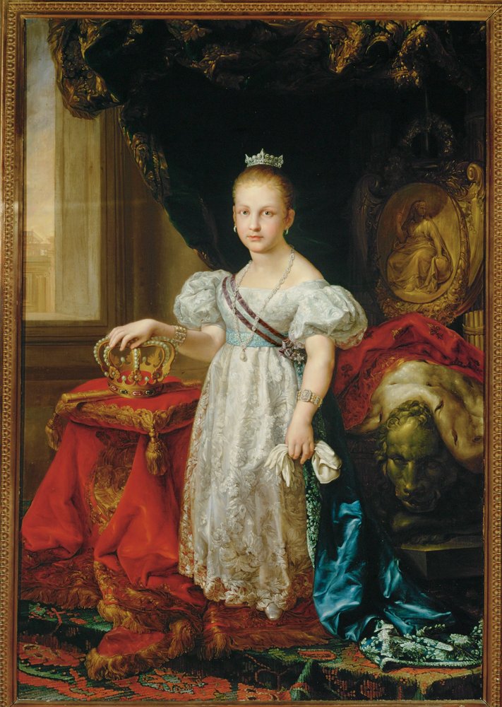 Königin Isabel II. im Alter von acht Jahren von Vicente Lopez y Portana