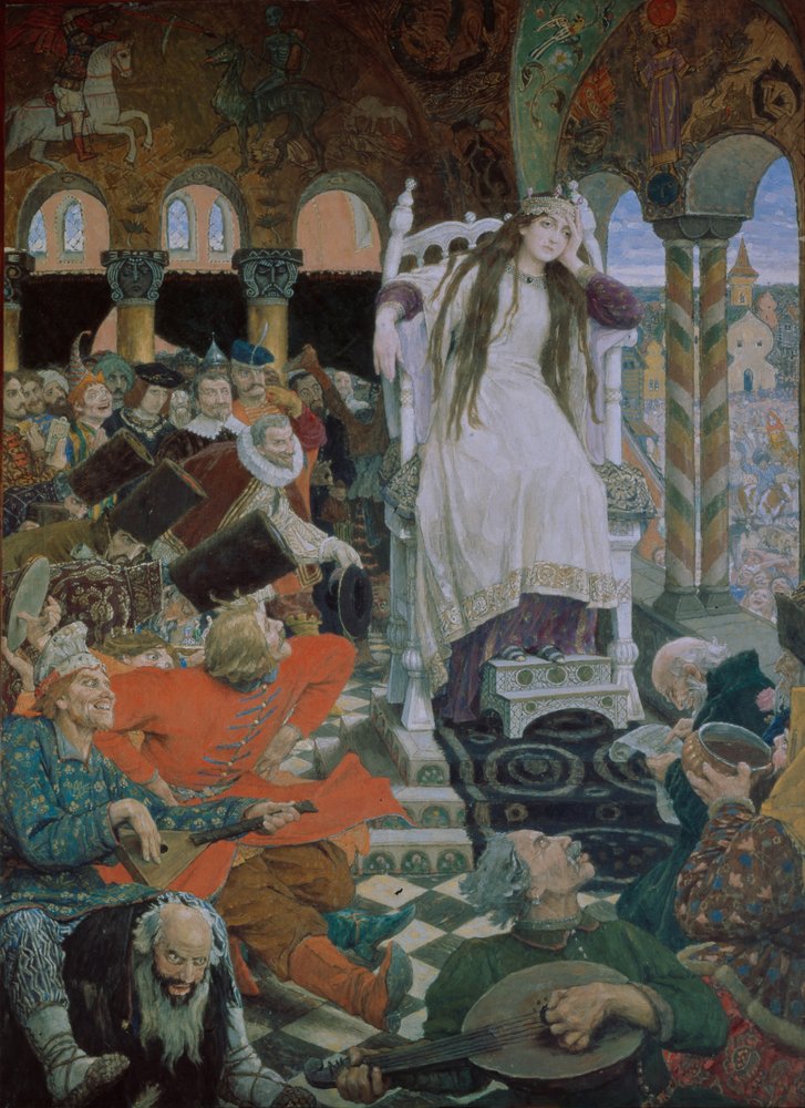 Die Prinzessin Nesmeyana, die niemals lächelte, 1914-1916 von Viktor Mikhaylovich Vasnetsov