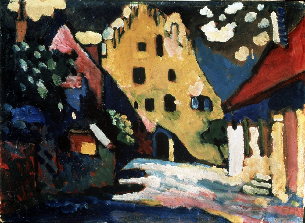 „Murnau. Der Schlosshof“ von Wassily Kandinsky