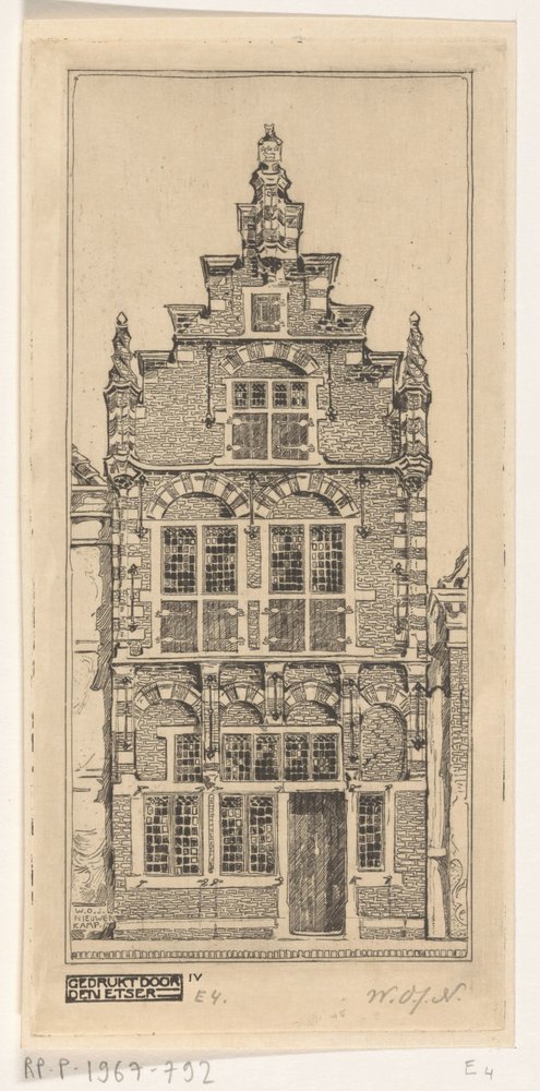 Fassade des Edams Museums von Wijnand Otto Jan Nieuwenkamp (signed by artist)
