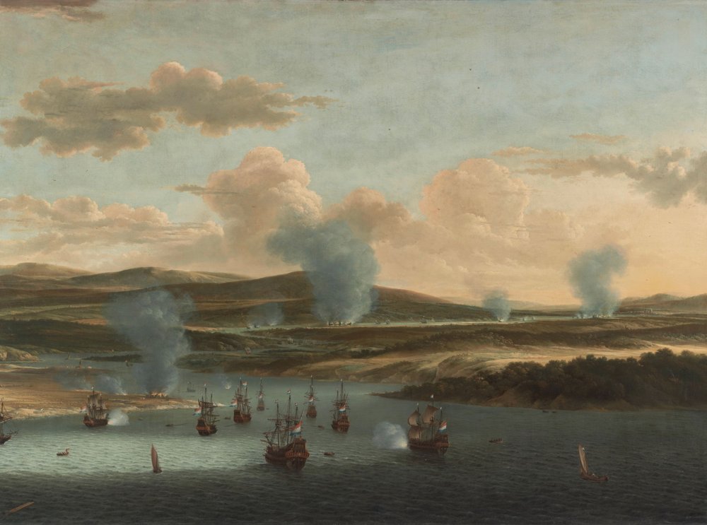 Der Überfall auf die Medway von Willem Schellinks