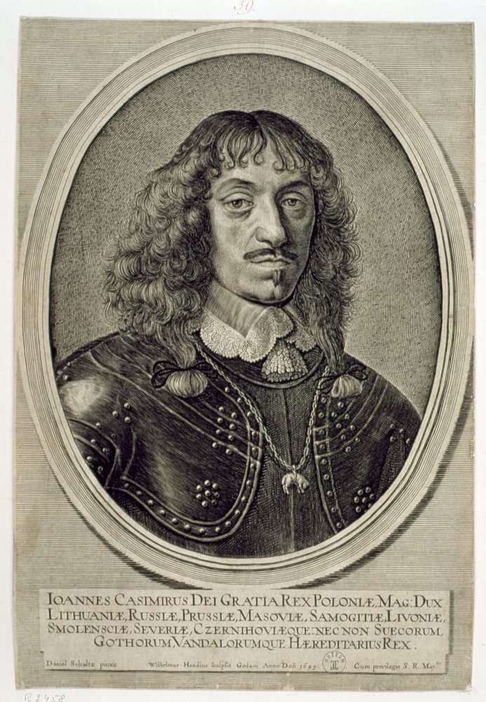Johann II. Kasimir Wasa (1609-72), König von Polen, 1649 von Willem Hondius
