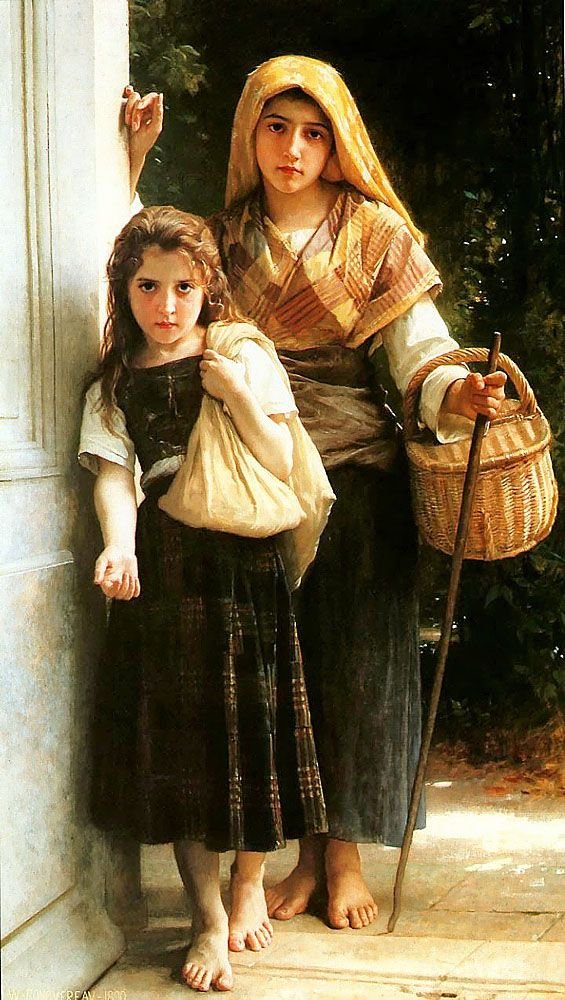 Kleine Bettlerinnen von William-Adolphe Bouguereau
