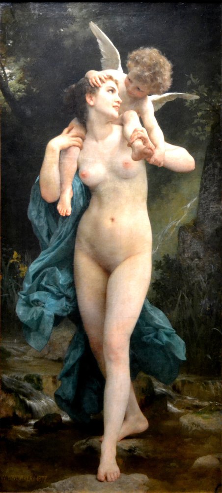 Jugend und Liebe von William-Adolphe Bouguereau