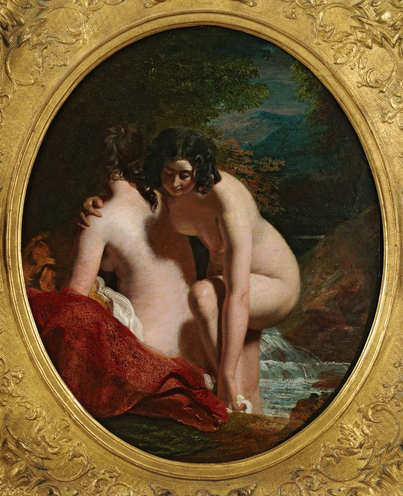 Zwei badende Mädchen von William Etty