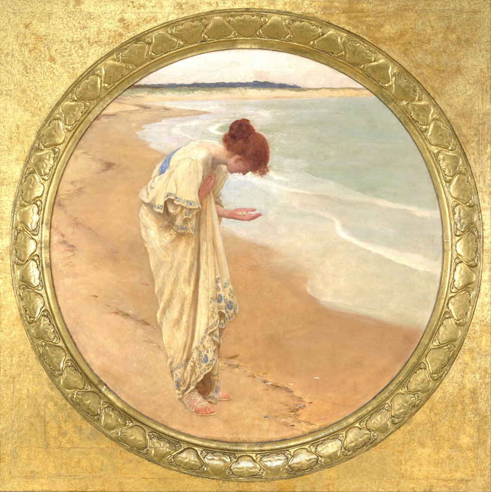 Das Meer hat seine Perlen von William Henry Margetson