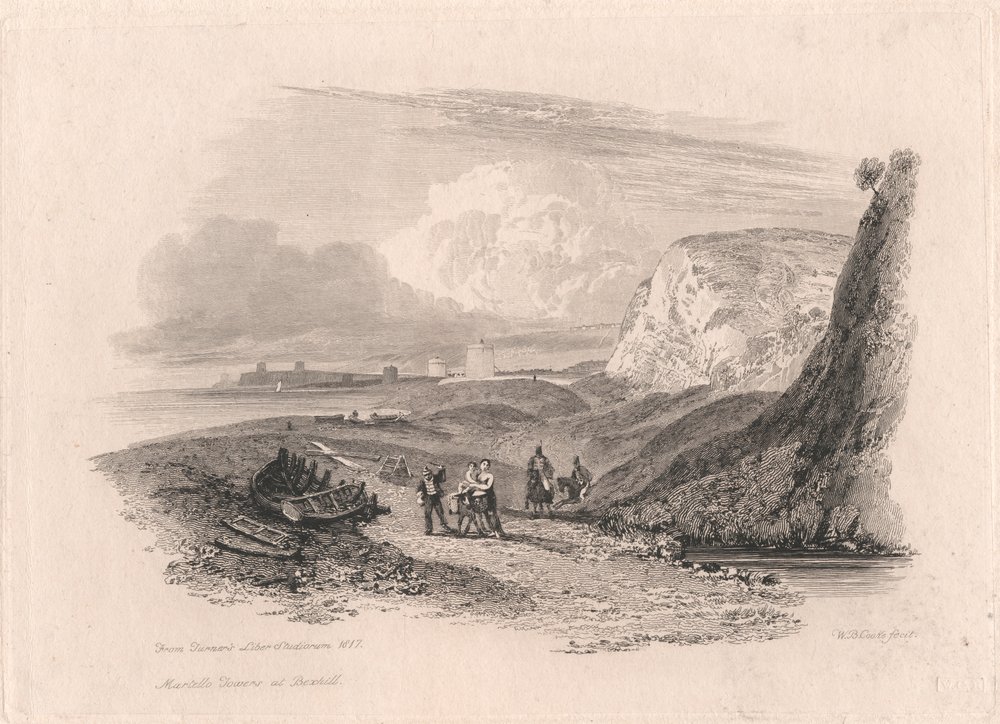 Martello-Türme in Bexhill von William Bernard Cooke