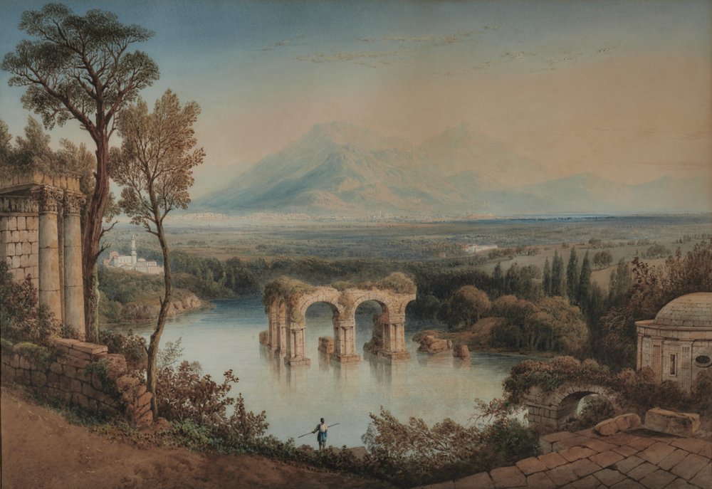 Ein Blick auf die Ebene von Korinth von Clarkson Frederick Stanfield