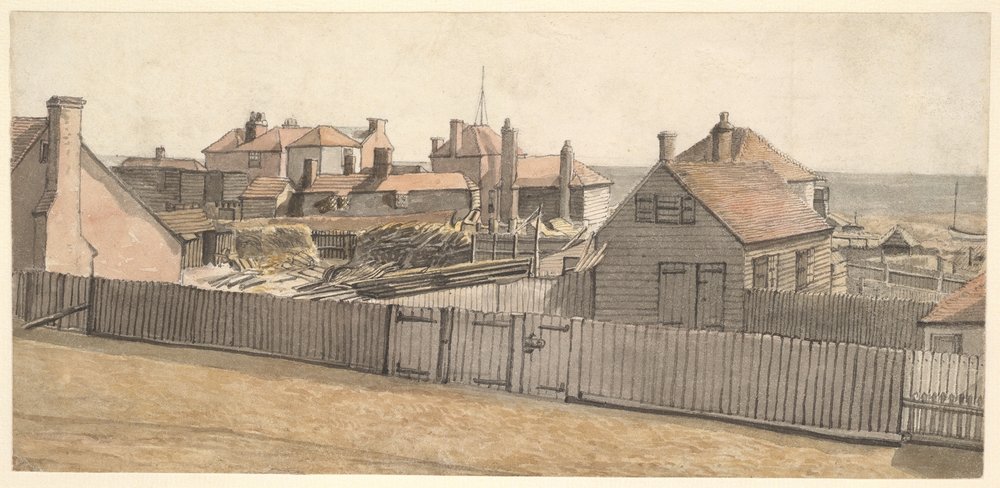 Fischerhütten in Hastings von William Henry Hunt