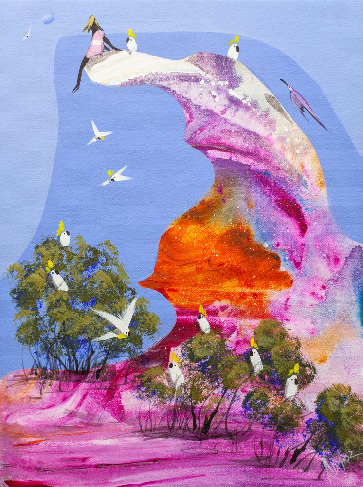 Bunter Kakadu-Rastplatz von Adam Bogusz