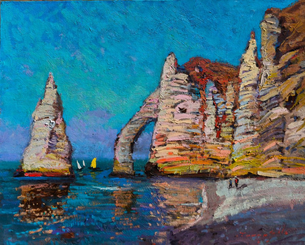 Klippen von Étretat Meeresbogen von Alexander Shandor