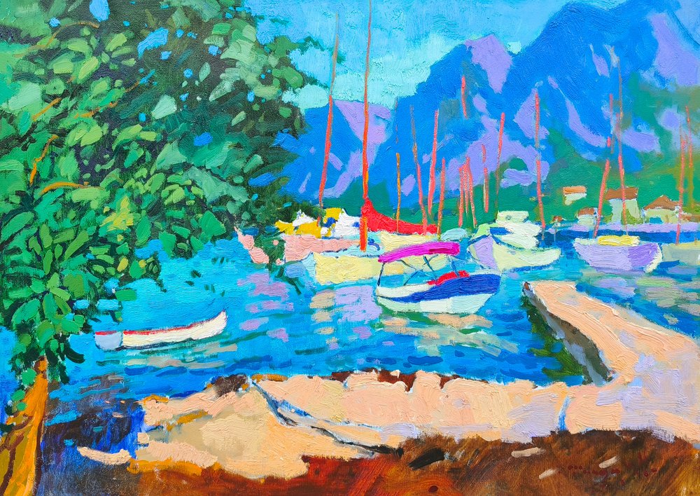 Lebendiger Mediterraner Hafen von Alexander Shandor