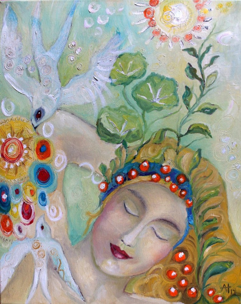 Gelassene Traumlandschaft von Alexandra Higgins