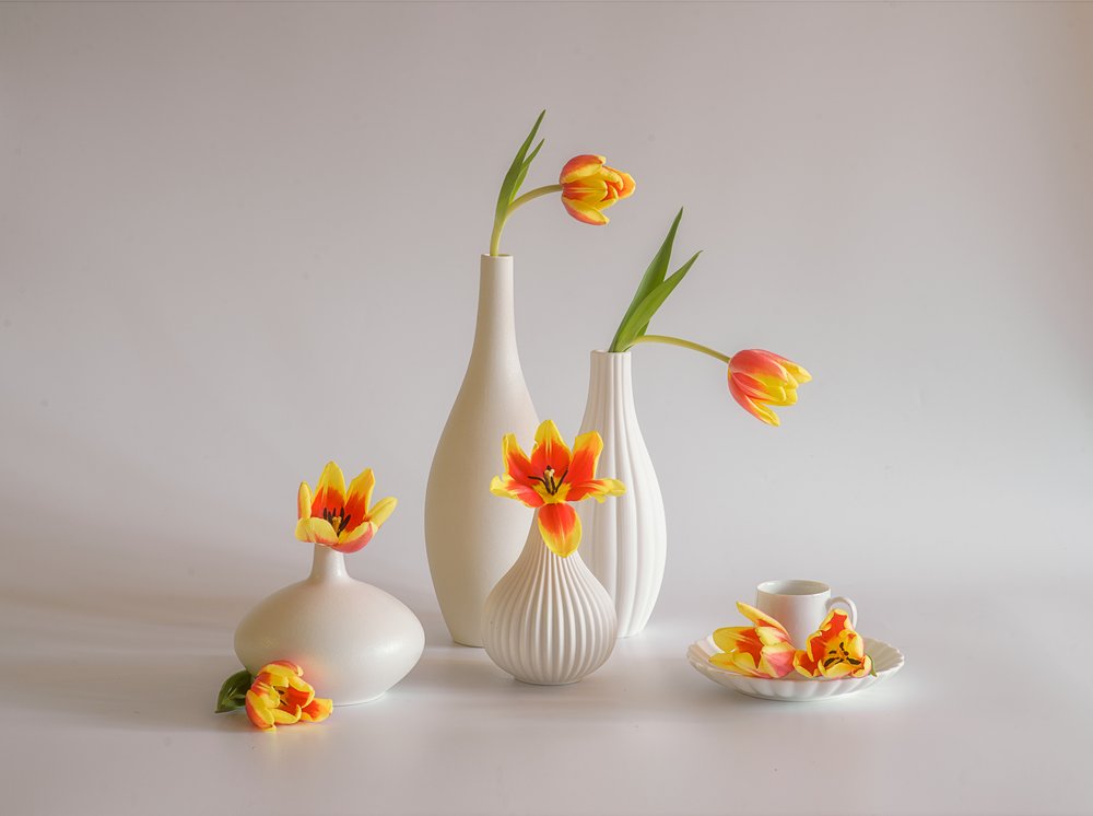 Helles Tulpenstillleben von Alice Sheng