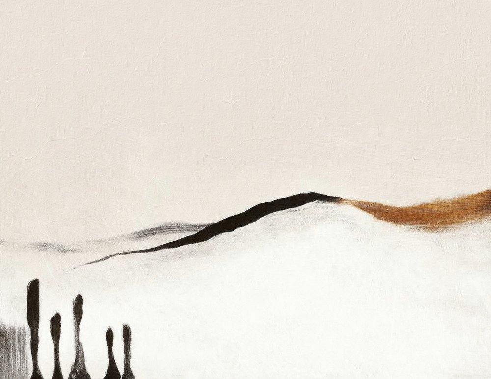 Abstrakter Wüstenhorizont von Alma