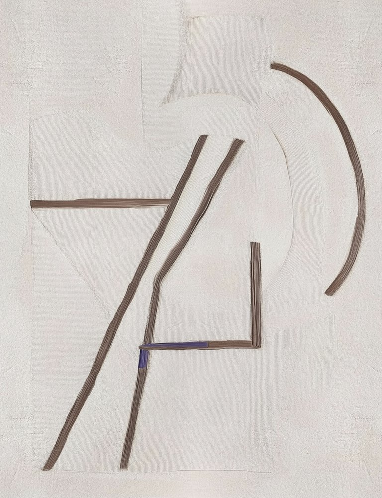 Abstrakte geometrische Komposition von Alma