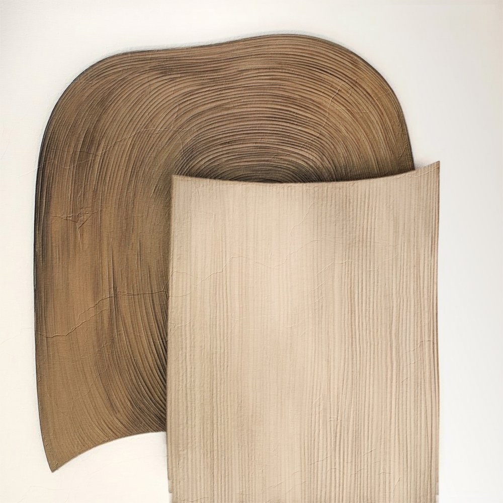 Abstrakte geschichtete Formen von Alma