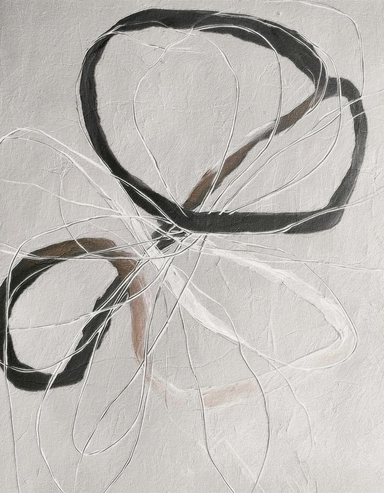 Abstrakte Schleifenlinien von Alma