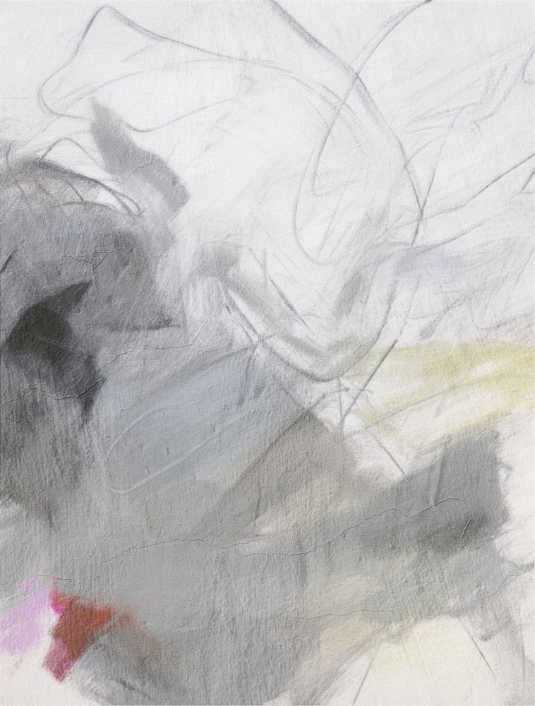 Zeitgenössisches Fluid-Abstrakt von Alma