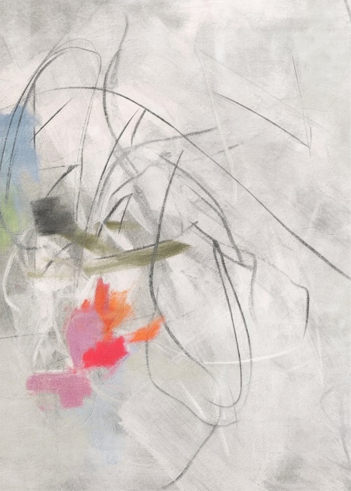 Lebendige abstrakte Striche von Alma