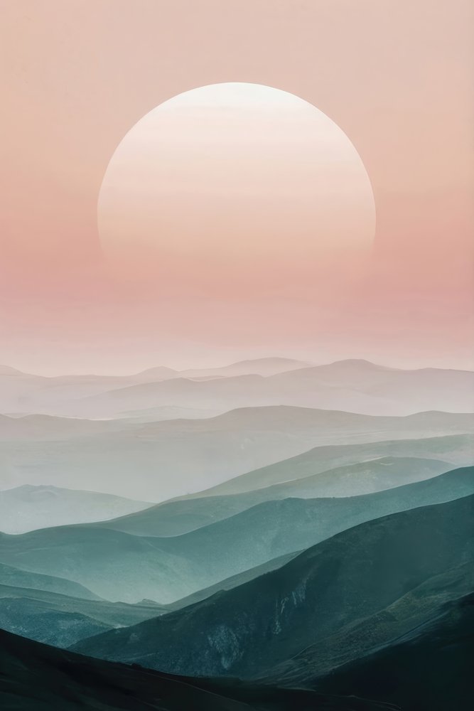Pastellberg Horizont von Alpenglow Workshop