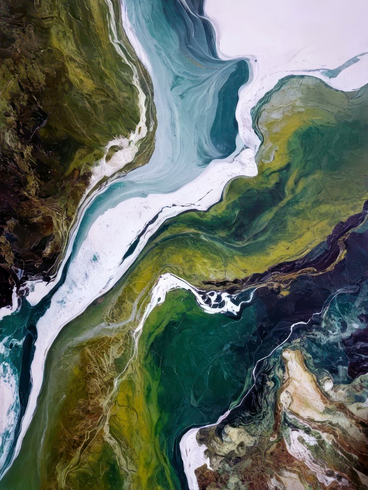 Windende Smaragdgewässer von Alpenglow Workshop