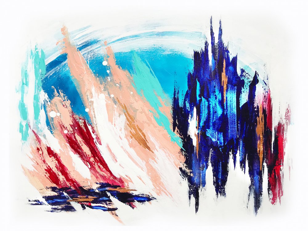 Abstraktes Stadtleuchten von Alyson Storms