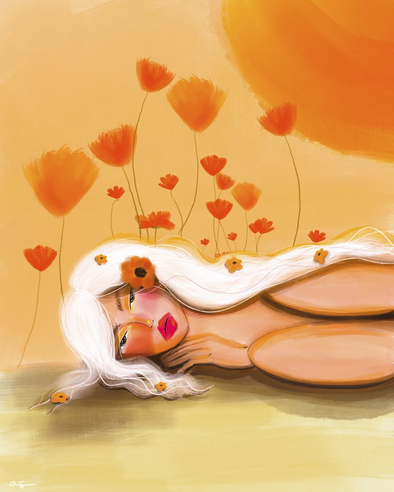 Goldener Mohntraum von Amy Straley