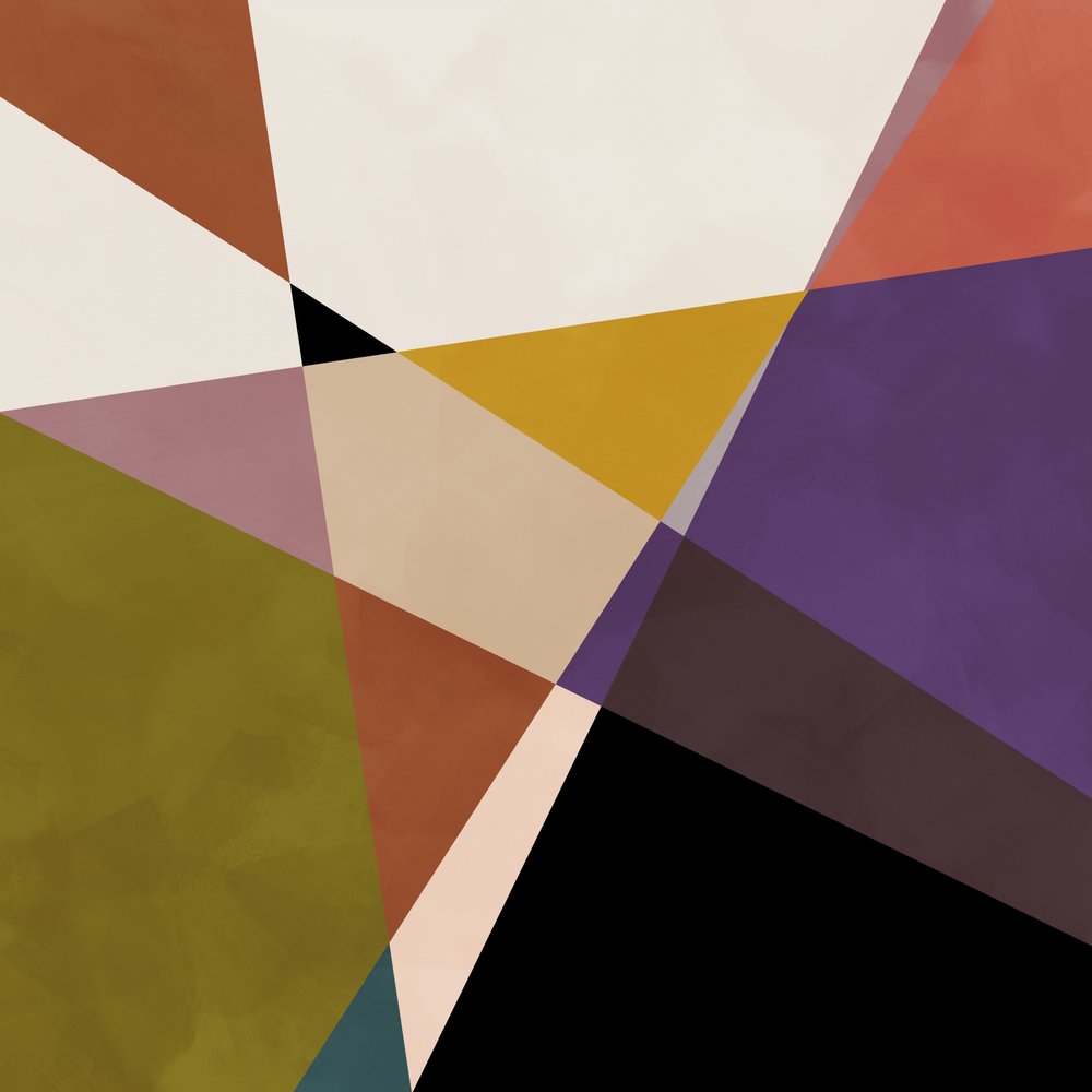 Mid-Kreise Terrakotta Schwarz 3 von Ana Rut Bre