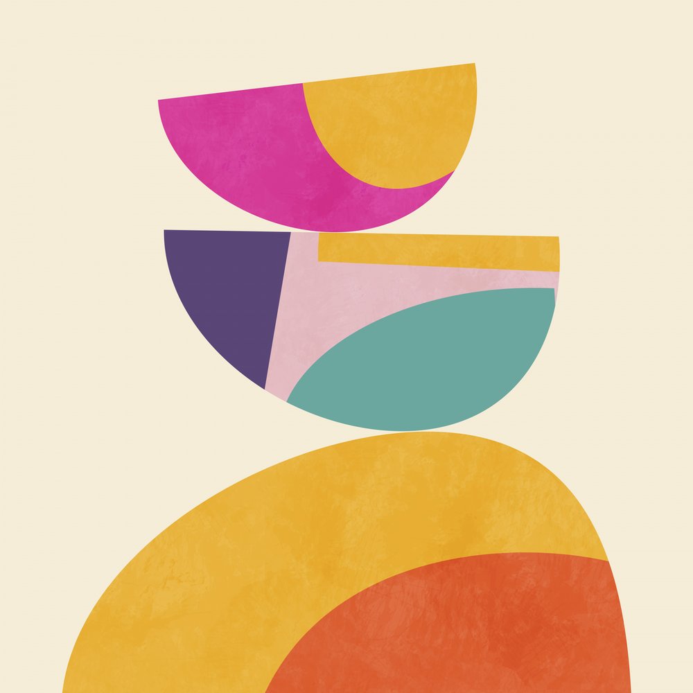 Muster3 Mitte Bunt 4 von Ana Rut Bre