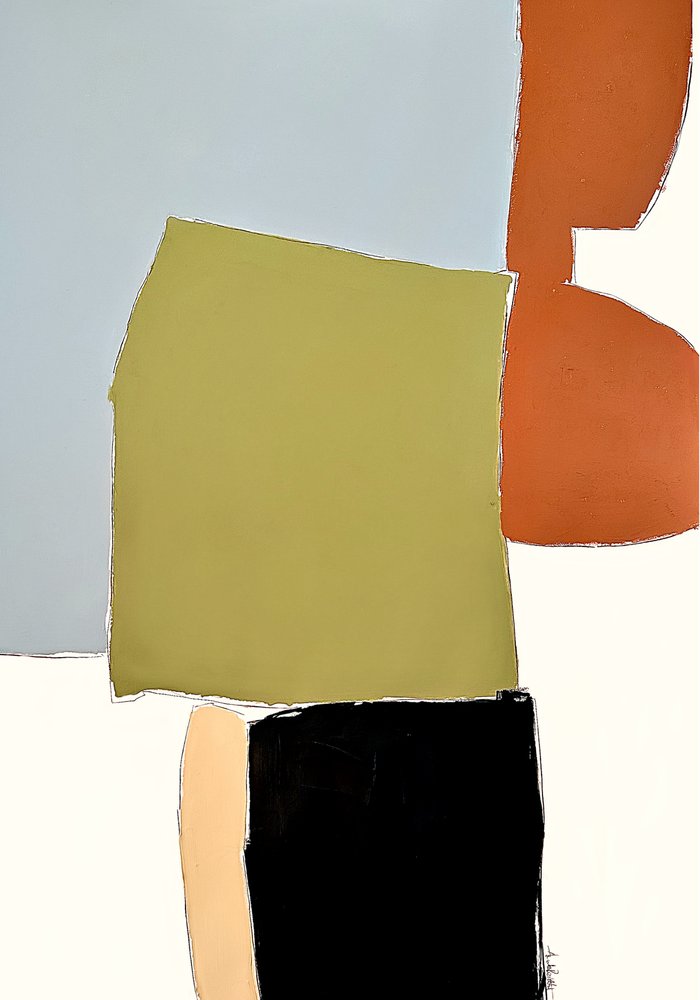 Gedämpfte abstrakte Formen von Andrea Reichhart