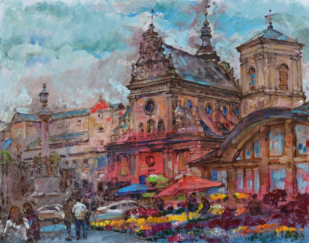 Lebendiger Stadtmarkt von Andrii Kutsachenko