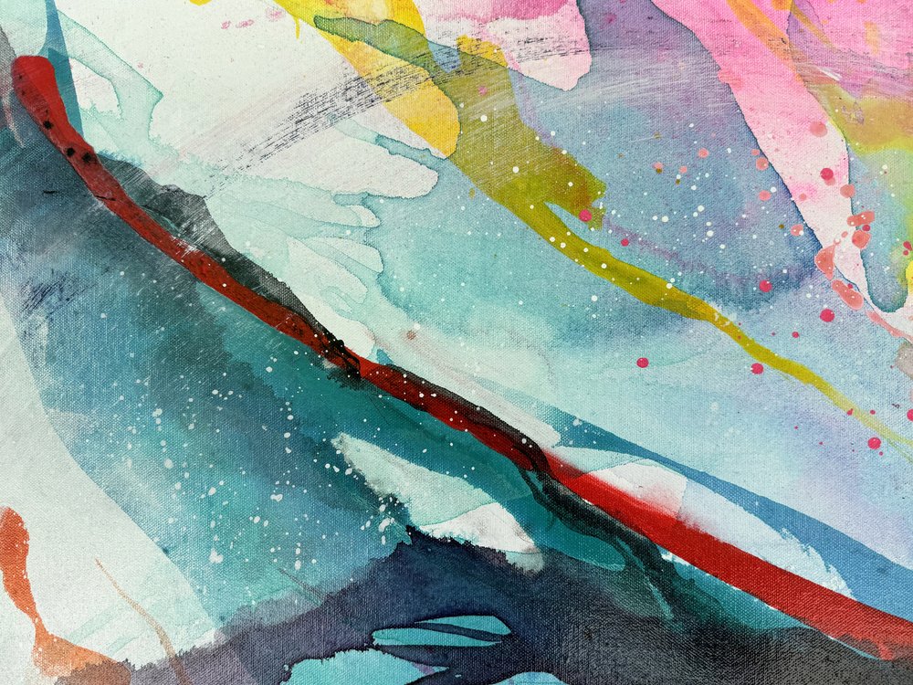 Lebhafte flüssige Farben von Anna Viklund