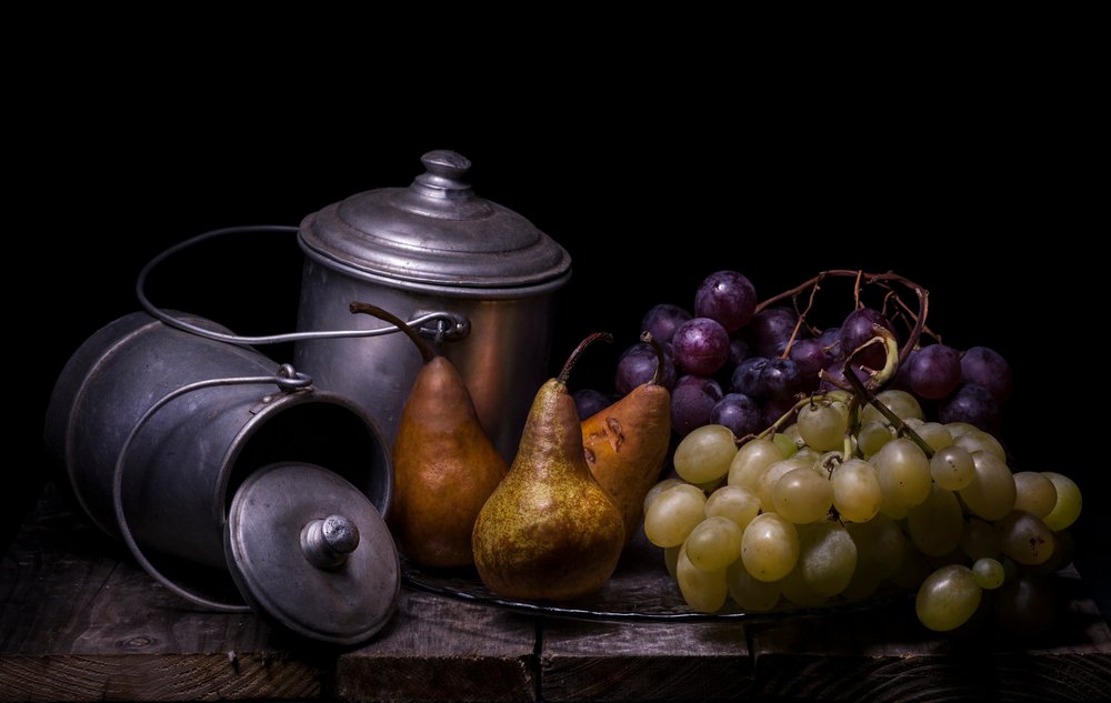 Rustikales Obst Stillleben von Annalisa Raggio