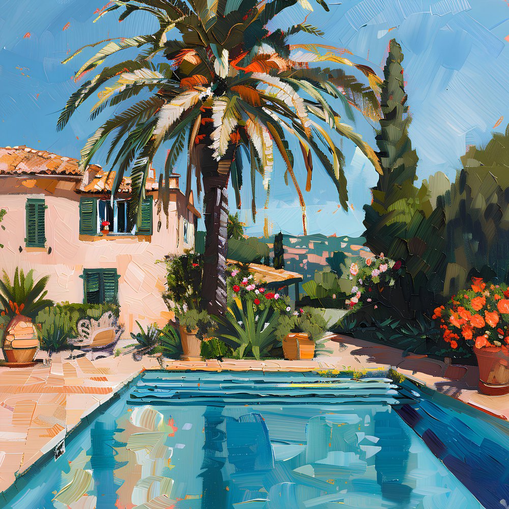 Mediterrane Poolvilla von Avanesova Elena