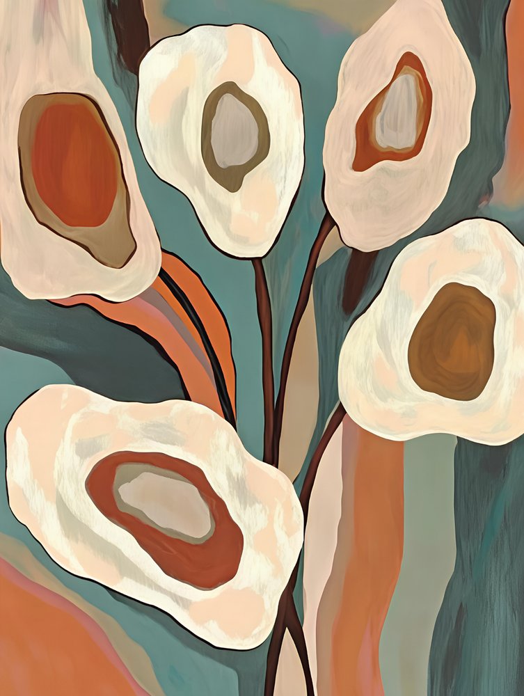 Moderne erdige Botanicals von Avanesova Elena