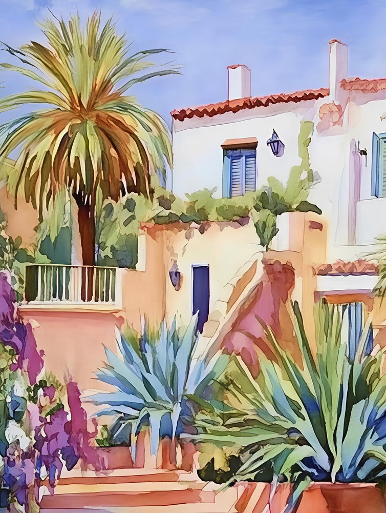 Sonnige mediterrane Villa von Avanesova Elena