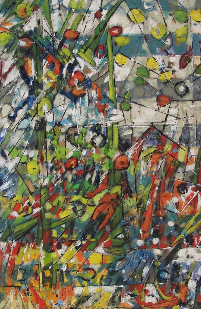 Lebendiger Garten Abstrakt von Barbara Piatti