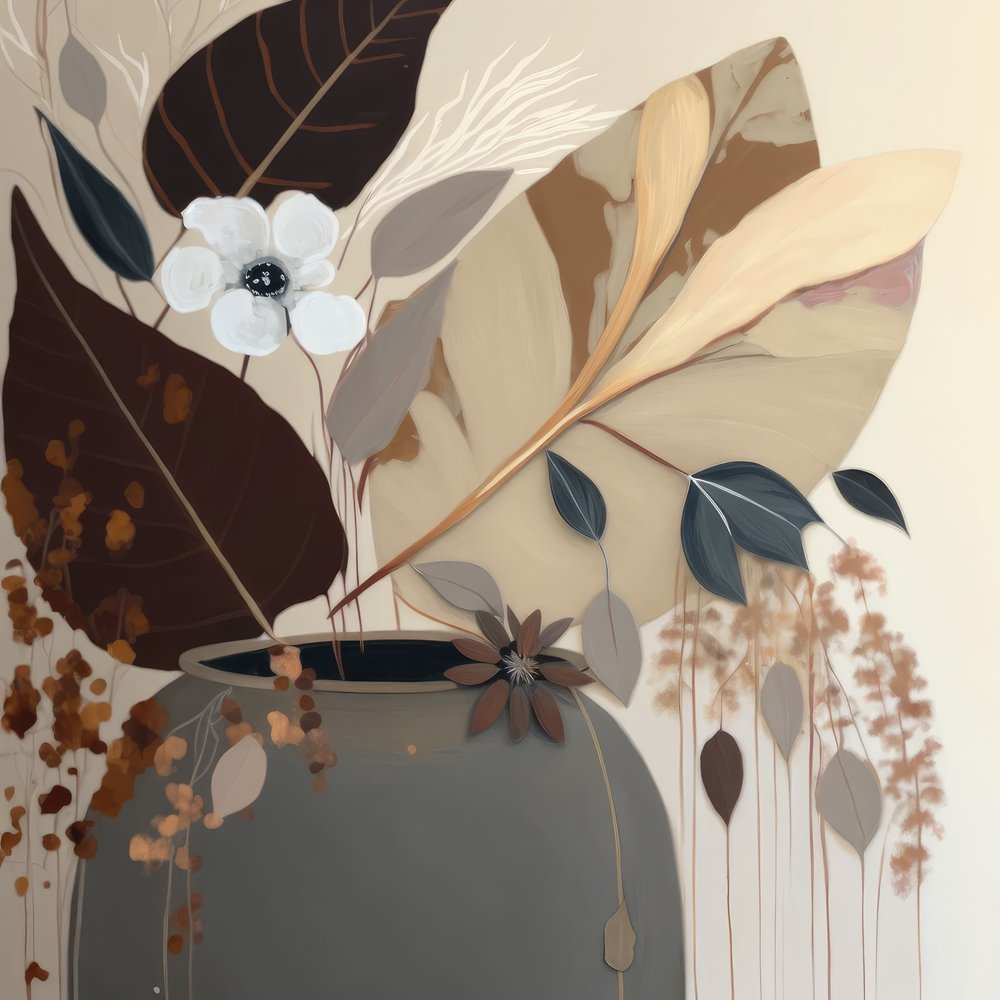 Moderne neutrale Botanicals von Bella Eve