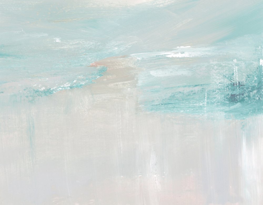 Weicher blauer Horizont von Breanna Megan Studio