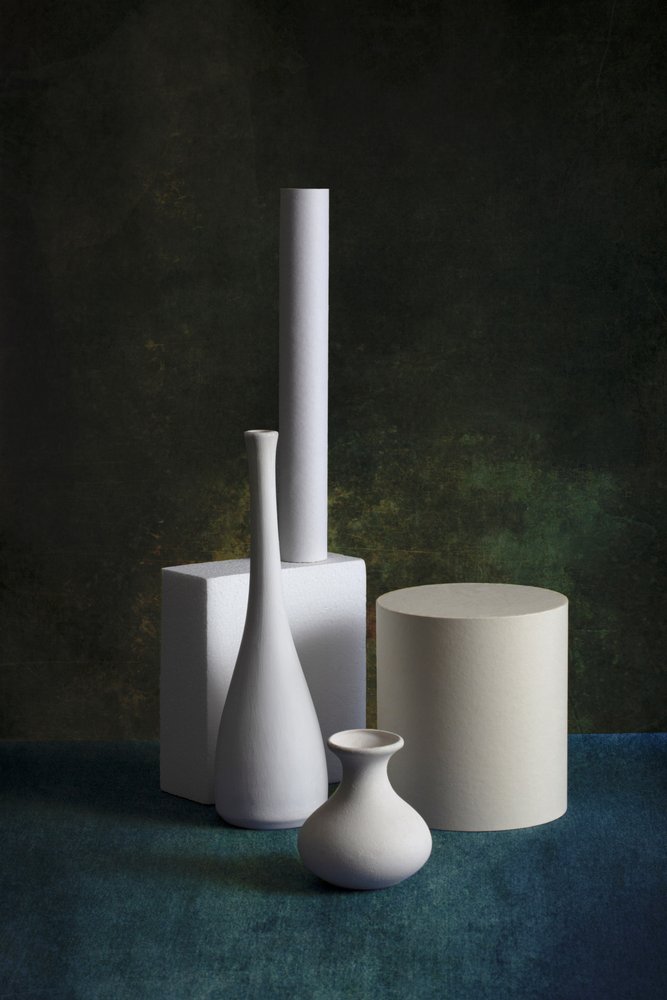 Elegante geometrische Vasen von Brig Barkow