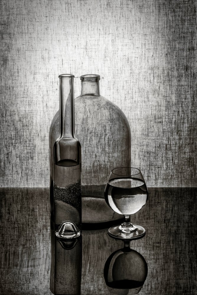 Glasflaschenreflexionen von Brig Barkow