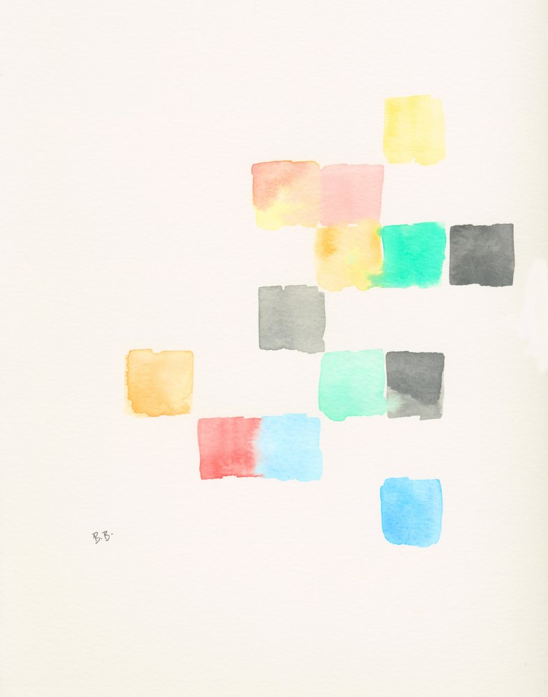 Pastellfarbene Blöcke von Bronwyn Baker